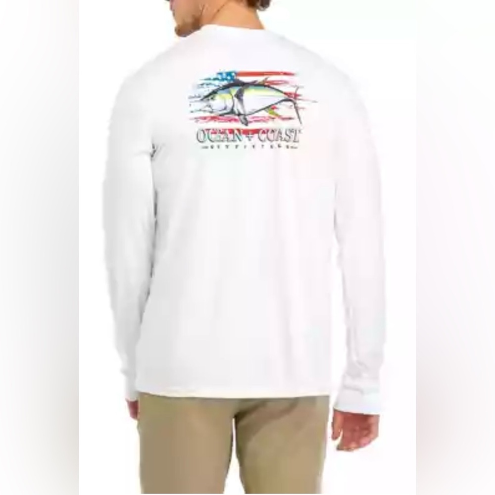 NWOT Ocean + Coast Outfitters Men's Tuna Performance Long Sleeve Shirt
